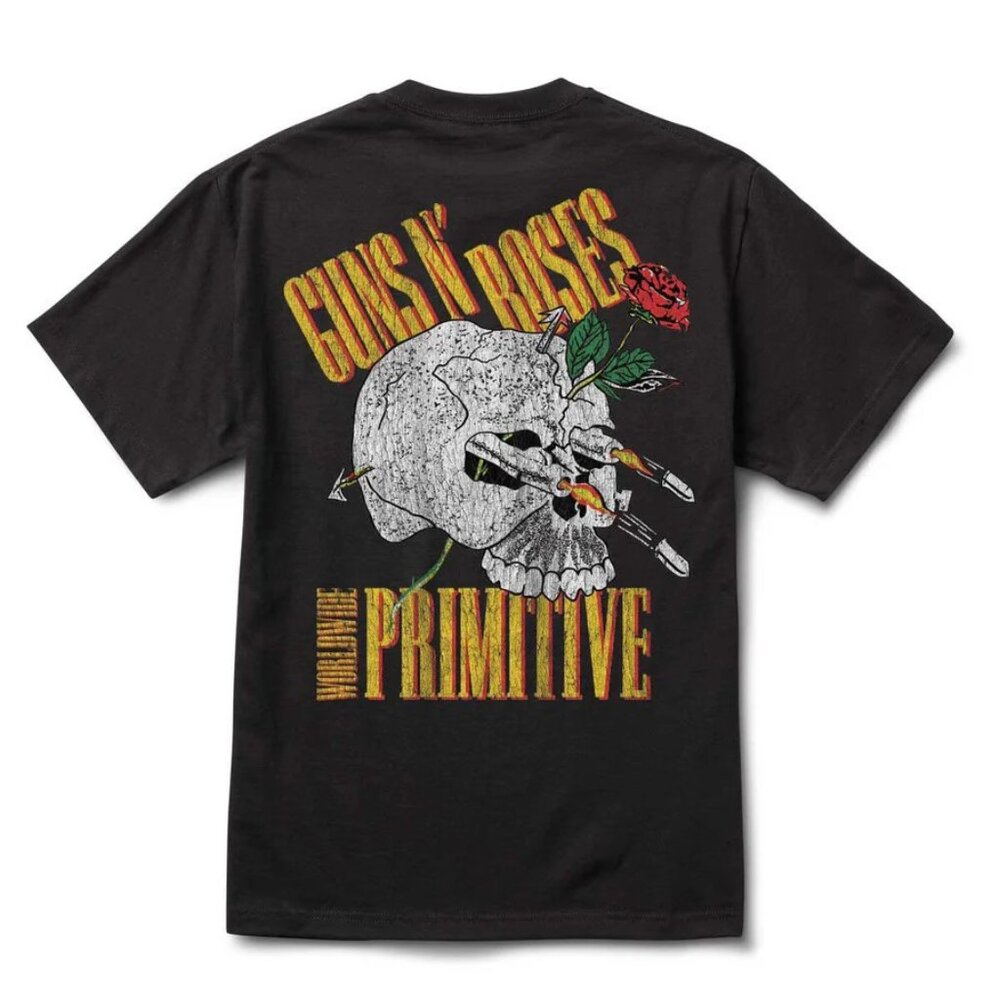 Guns N' Roses X Primitive Night Train Tee NWT Sz M